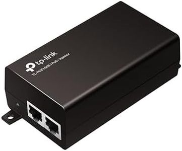 TP-Link PoE+ Injector, 2 Gigabit Ports, Up to 30W Power Supply, Wall-mounting/ Desktop design, Plug & Play, No Configuration Required (TL-POE160S)