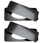 Tosnail 2 Pack Rectangular Quiche Pan Tart Pan with Removeable Bottom - 14 Inch