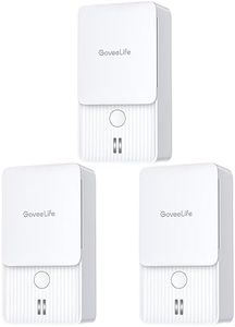 GoveeLife Water Leak Detectors 3 Pack, 100dB Adjustable Audio Alarm and Leak and Drip Alerts, Detector for Home, Bedrooms, Basement, Warehouse, Cabin/RV