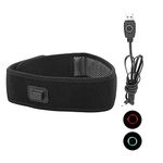 Heating Head Wrap, 5V Electric USB Head Band with 3 Temperature Setting Adjustment Head Belt Heating Pad for Neck and Head for Relieving Migraine, Tension Headache