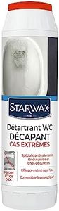 STARWAX Détartrant Surpuissant en Poudre pour WC - Idéal pour Détartrer les fonds de cuvette et les parois, même très entartrées