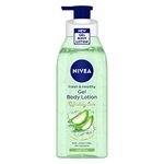 NIVEA Gel Body Lotion 390 ml | Aloe Vera | Refreshing Care For 24H Hydration | Non-Sticky | Fast Absorbing for Fresh And Healthy Skin