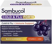 Sambucol Cold and Flu Forte 24 Capsules, 24 count, Pack of 24