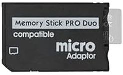 Skywin Memory Stick Pro Duo Adapter - Card Reader for PSP Memory Card Duo Adapter, Easy-to-Use Card Holder Compatible with Playstation Card, Camera, or Handycam