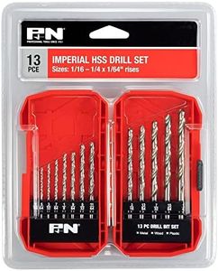 P&N HSS Bright Jobber Imperial Drill Bit 13 Piece Set