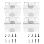 cypreason 4 Pack Replacement Plastic Hinges for Coolers Replacement Plastic Hinges for Colemans Cooler Hinge Kit for Coolers Hinges 6262 6270 and More, Pack of 4