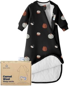 KaiyaBaby Organic Cotton Baby Sleep Sack, Long Sleeve 2.5 TOG, 0-6M