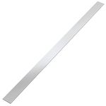 304 Brushed Stainless Steel Finishing Sheet Metal Gap Filler Trim Strip Metal Trim for Home Kitchen Tools (Silver,1.5 x 29.5 Inch)