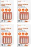 Slice 10532-CS Corner Stripping Ceramic Blades, Ideal for Manufacturing, Lab Setting, DIY grouting, or Working with Craft Materials, 24 Blades,White