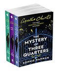 Sophie Hannah Hercule Poirot Series 3 Books Collection Set (The Mystery of Three Quarters, Closed Casket, The Monogram Murders)