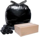 TYPLASTICS 40-45 Gallon Trash Bags Can LIners Heavy Duty 40x46" 1.5 Mil, Black 100 Count