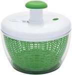Farberware Professional Pump Small Salad Spinner with Bowl featuring Non Slip Grip, Small 3.16 Quart, Colander and Built in draining System for Fresh, Crisp, Clean Salad and Produce, Green