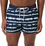 ATHENA Men's Waves 5J64 Swim Trunks, Tie and Die, L