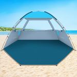 COMMOUDS Beach Tent Sun Shelter for