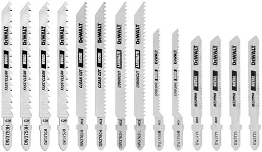 DEWALT Jigsaw Blades Set with Case, T-Shank, 14-Piece (DW3742C)