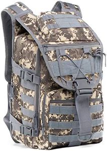 T1FE 1SFE 35L Military Tactical Backpack Large Waterproof Molle Bug Out Bag Army 3 Day Assault Pack, Mens, SP-S019-ACU, ACU, One_Size