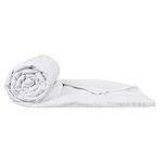 Wakefit Comforter Double Bed | 220 GSM | Quilt AC Blanket for Double Size Bed | Reversible Super Soft Microfiber Blanket | 100x90 Inches - White