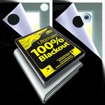 MaximoLife® Ultimate 100% Blackout Blind | Fits Any Size/Shape Window | Unique Cutting Grid Easier Cut-to-Size | Industrial-Grade Suction Grip | Heat & Cold Resistant Hook & Loop | No Drill Stick On