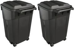 2 PCS 45 Gallon Heavy Duty Plastic 