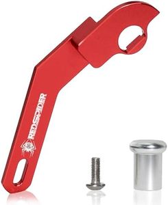 REDSPIDER RC Transmitter Steering Wheel Trigger，Alloy Steering Wheel TriggerOne Hand Control Accessory Adapter Two Colors to Choose from for Radiolink RC4GS RC6GS (Red)