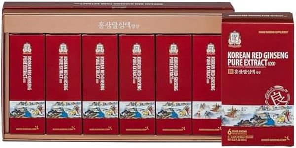 JungKwanJang Korean Red Ginseng Pure Extract Good | Korean Red Ginseng, Ginseng Extract with Premium Grade Ginseng | Boosts Energy, Immunity, Stamina, Blood Circulation | 30 Count