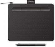 Wacom Intuos Small Graphics Drawing Tablet, includes Training & Software; 4 Customizable ExpressKeys Compatible With Chromebook Mac Android & Windows, photo/video editing, design & education,Black