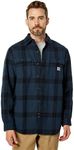 Carhartt Men's 105439 Loose Fit Heavyweight Flannel Long-Sleeve Plaid Shirt - X-Large Tall - Night Blue