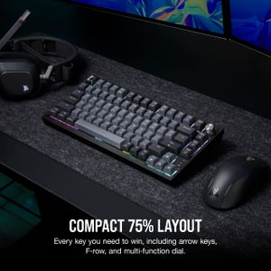 Corsair K65 Plus Wireless Mechanical Keyboard – Compact RGB Gaming