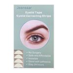 Jeanssar Eyelid Correcting Tape, 7MM Eyelid Lifter Strips, Double Eyelid Tape for Heavy Hooded, Droopy Uneven Mono-Eyelids for Dramatic Lift - Instant Eye Lift Without Surgery,7MM