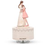 WJYIKEE Music Box Mom Gifts,Gifts for Mom from Daughter,Daughter Gift from Mother,Funny Sculpted Musical Figure Gifts,Mother's Day,Thanksgiving,Birthday Gifts for Mom and Daughter