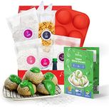 Baketivity Green Donut Kids Baking Kit | Edible Kit for Girls & Boys Ages 6-12 | DIY Donut Slime Baking Kit and Kids Baking Set with Pre-Measured Ingredients & Donut Mold