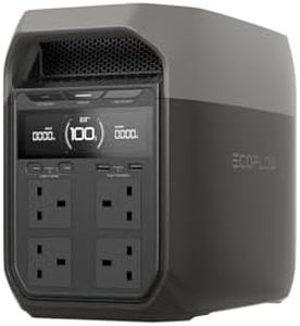 ECOFLOW DELTA 3 Portable Power Station, 1024Wh Solar Generator, LiFePO4 Battery, 0-70% Quick Charge in 30 Min, Expandable to 5kWh, Backup Power with UPS for Home, Camping & RV