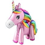 Rozi Decoration Pink Theme Unicorn Foil Balloons for Birthday Decorations Items, Baby Shower Party Decorations, Kids Birthday Parties, 1st Birthday Balloons for Decorations Pack of 1 Pcs