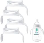 Baby Bottle Handles for Philips Avent Anti-Colic and AirFree Vent Baby Bottles, Compatible Avent Bottle Holder, 4 Count