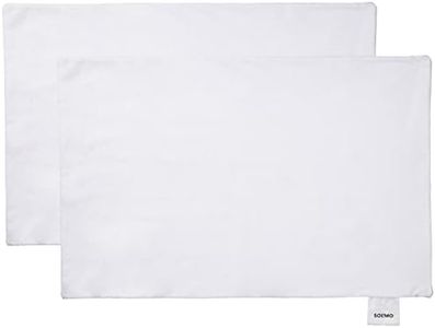Amazon Brand - Solimo Pillow Protector (18''' x 27'', White)