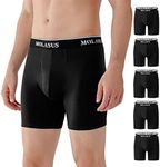 Molasus Mens Boxer Briefs Soft Cott