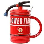 ZONSUSE Personalised Extinguisher Mug Creative Shaped Coffee Mug, Novelty Office Mug, Unusual Gift Mug, Funny Gifts for Men Women Colleagues Friend Husband Birthday Holiday Anniversary 480ml (Red)