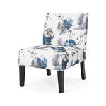 Christopher Knight Home 305498 Kendal Traditional Fabric Accent Chair, Print, Matte Black