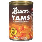 Bruce's Yams, Sweet Potatoes in Syrup, 15 oz can (8 pack) by Bruce Foods