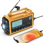 Dab Wind Up Radio, Solar Powered Em