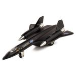 Kinsmart X Planes Air Force Sr 71 A Blackbird Die-Cast Jet Plane Toy with Pull Back Action (Black), Kid