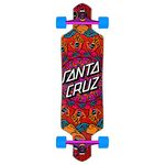 Santa Cruzer Mandala Hand Drop Thru Factory Complete Skateboard Multi 36"