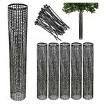 Voglund Nursery Mesh Tree Bark Protector 24 inches Tall (5 Pack) with Zip Ties