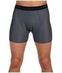 ExOfficio Men's Give-N-Go Boxer Brief, Charcoal, Medium