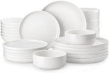 MALACASA Plates and Bowls Sets, 24 