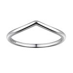 Suplight Stacking Wishbone Rings 925 Sterling Silver Chevron Thumb Rings for Women Size 9