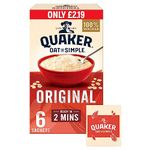 Quaker Oat So Simple Original Porridge Sachets £2.19 RRP PMP 8x162g