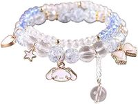 Cinnamoroll Crystal Bead Bracelet M