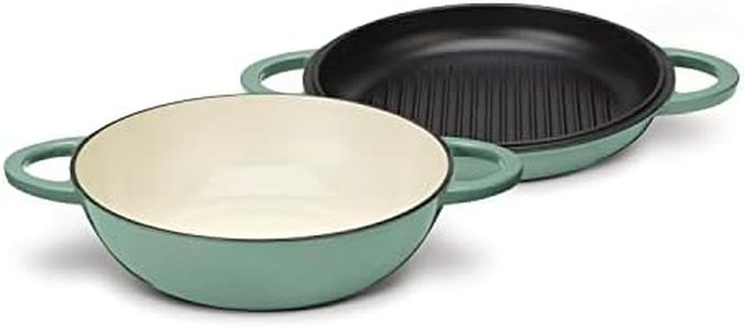 Cuisinart CI5528-2SG 2-in-1 Multipurpose Set (4 Qt. All Purpose Pan & 11" Grill Pan) - Sage Green