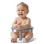 Navaris Baby Bath Seat - Portable Bath Chair for Baby 6-16 Months - Baby Bath Support Seat with High Backrest - for Tub or Shower Use - Suitable for Up to 13kg